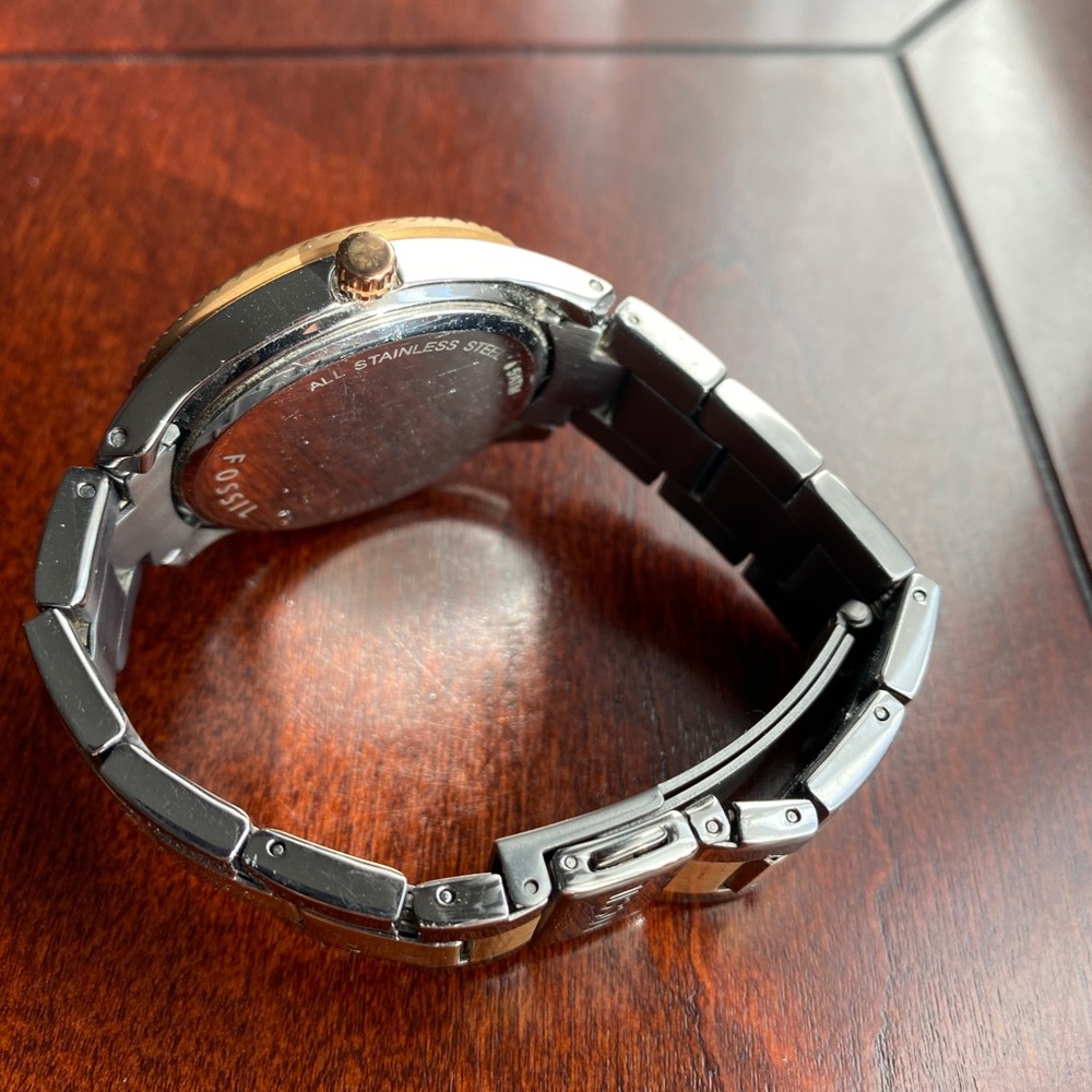 FOSSIL two-tone watch - Picture 2 of 4